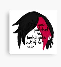 Knives Chau Canvas Print