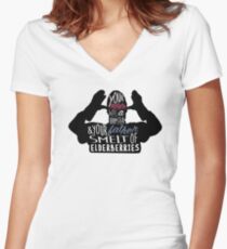 French Taunter Women's Fitted V-Neck T-Shirt