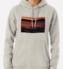 Surreal Sunrise on Gun Lake Pullover Hoodie