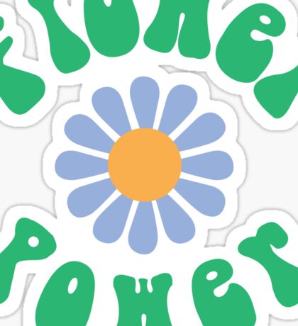 60s Flower Power: Stickers | Redbubble