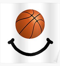 Basketball Smile Poster