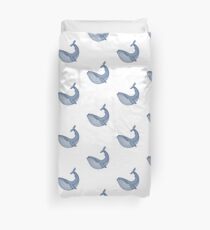 Whale Emoji Duvet Cover