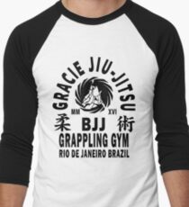 Gracie Jiu Jitsu Men's Baseball ¾ T-Shirt
