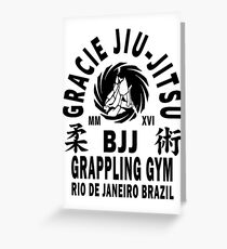Gracie Jiu Jitsu Greeting Card