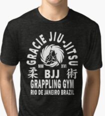 Gracie Jiu Jitsu Tri-blend T-Shirt