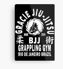 Gracie Jiu Jitsu Metal Print
