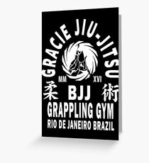 Gracie Jiu Jitsu Greeting Card