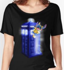 Doctor Stitch + Pikacchu Women's Relaxed Fit T-Shirt