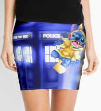 Doctor Stitch + Pikacchu Mini Skirt