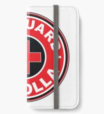 LIFEGUARD LA JOLLA SURFING CALIFORNIA SURFER BEACH SURFBOARD iPhone Wallet/Case/Skin