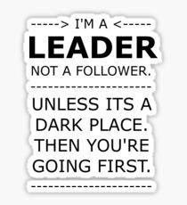 Leader Sticker