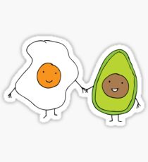 Egg And Avocado Friends Sticker