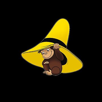 Curious George  Sticker for Sale by shining-art