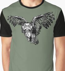 Skeletowl BW Graphic T-Shirt