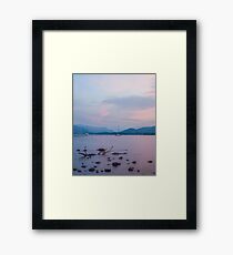 Pastel Ullswater Sunset Framed Print