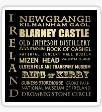 Ireland Famous Landmarks Sticker
