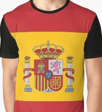 Spanien Flagge Grafik T-Shirt
