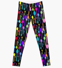 Spoons All Over Leggings