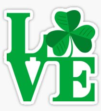Shamrock Love Sticker
