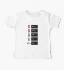 Earthbound - Characters with names Baby Tee