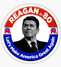 Pegatina Ronald Reagan para el presidente 1980