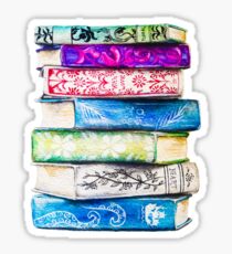 Stapel Bücher Sticker