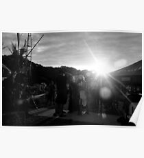 Insel SunSet Poster
