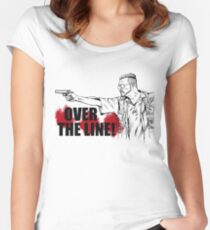 Over the Line! Women's Fitted Scoop T-Shirt