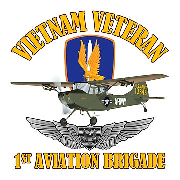 Vietnam - 1st Aviation Brigade - O-1 Bird Dog | Active T-Shirt