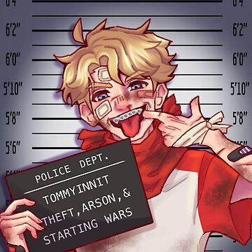 TommyInnit Mugshot Poster for Sale by ksimpartist