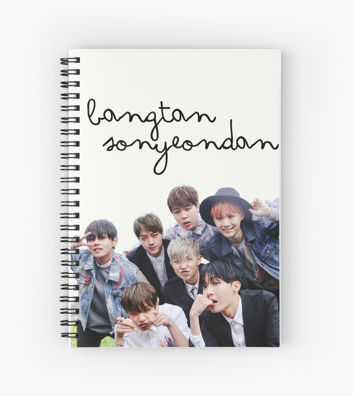 "BTS notebook 1" Spiral Notebook by parkjimin Redbubble