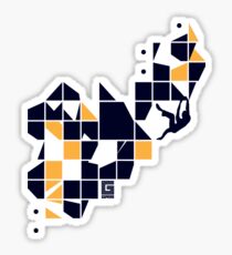 overhang pleasure Sticker