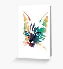 POP ART CAT Grußkarte