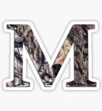 Camo M Sticker