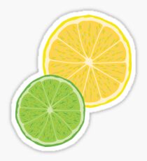 Lemon Lime Vector Sticker