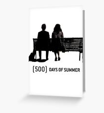 (500) Days of Summer Greeting Card