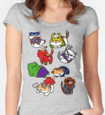 Atsume Assemble Women's Fitted Scoop T-Shirt