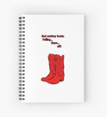 Rote Cowboystiefel - HIMYM Spiralblock