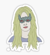strange girl Sticker