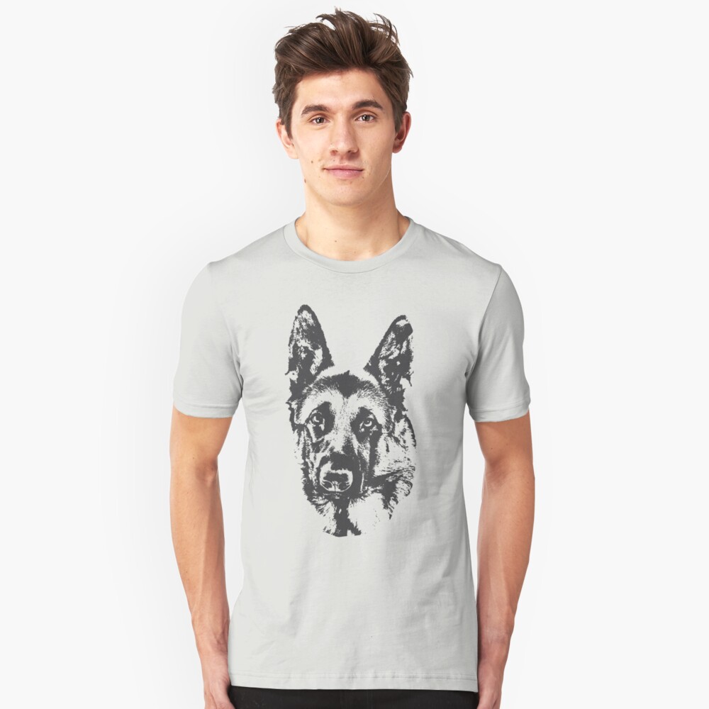 German Shepherd Slim Fit T-Shirt