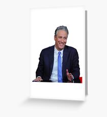 The Daily Show with Jon Stewart Greeting Card