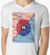 Red Vs. Blue Men's V-Neck T-Shirt