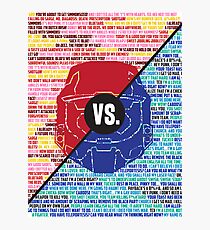Red Vs. Blue Photographic Print