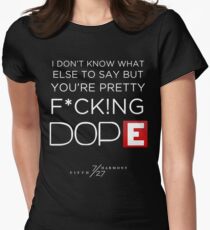 Camiseta entallada para mujer QUINTA ARMONÍA LETRAS # 4 - Dope