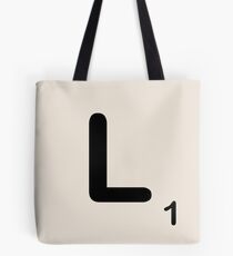 Scrabble Tile L Tote Bag