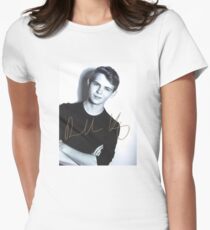 Robbie Kay autograph Women's Fitted T-Shirt