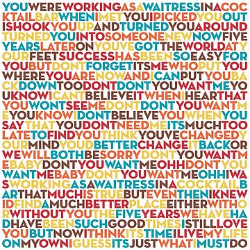 "Don't You Want Me - The Human League (lyrics) v.4" A-Line Dress for