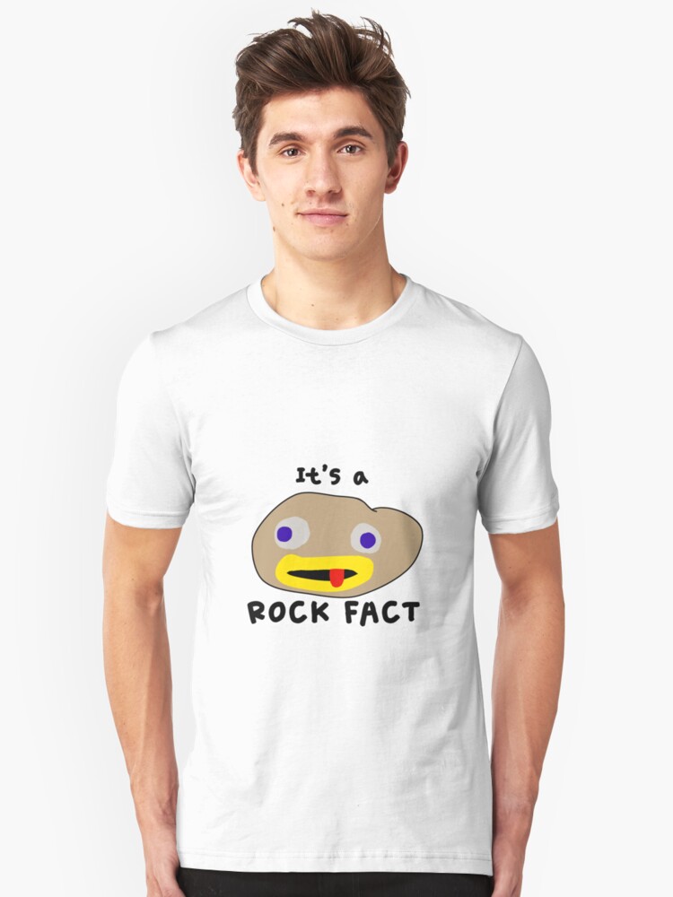 Alternate view of It's a Rock Fact! Slim Fit T-Shirt