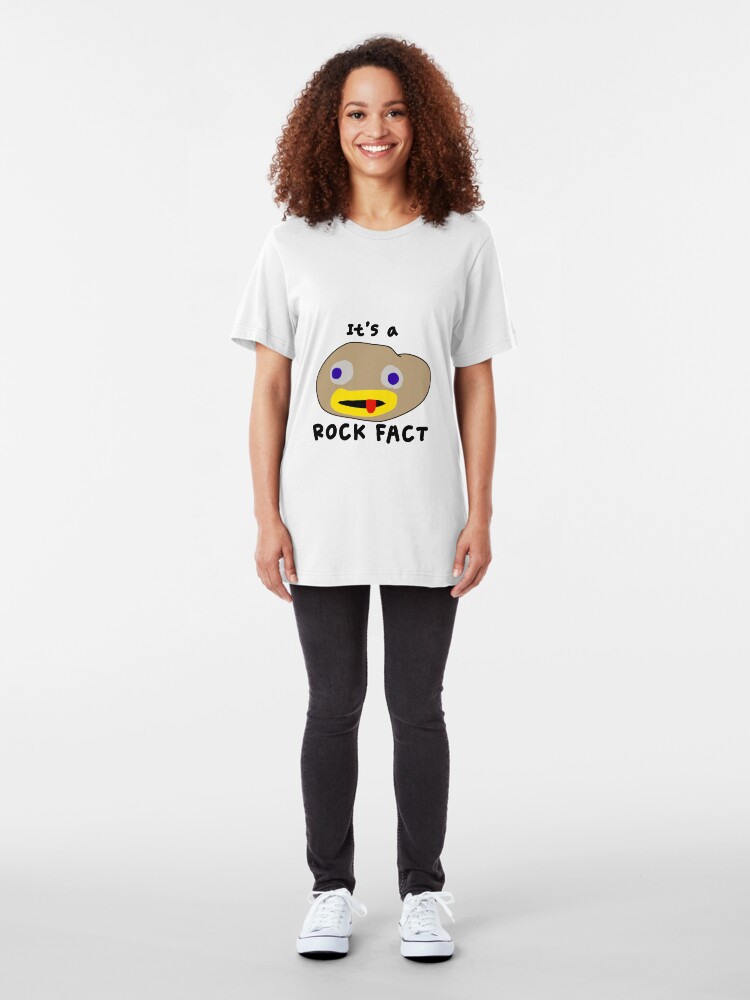 Alternate view of It's a Rock Fact! Slim Fit T-Shirt
