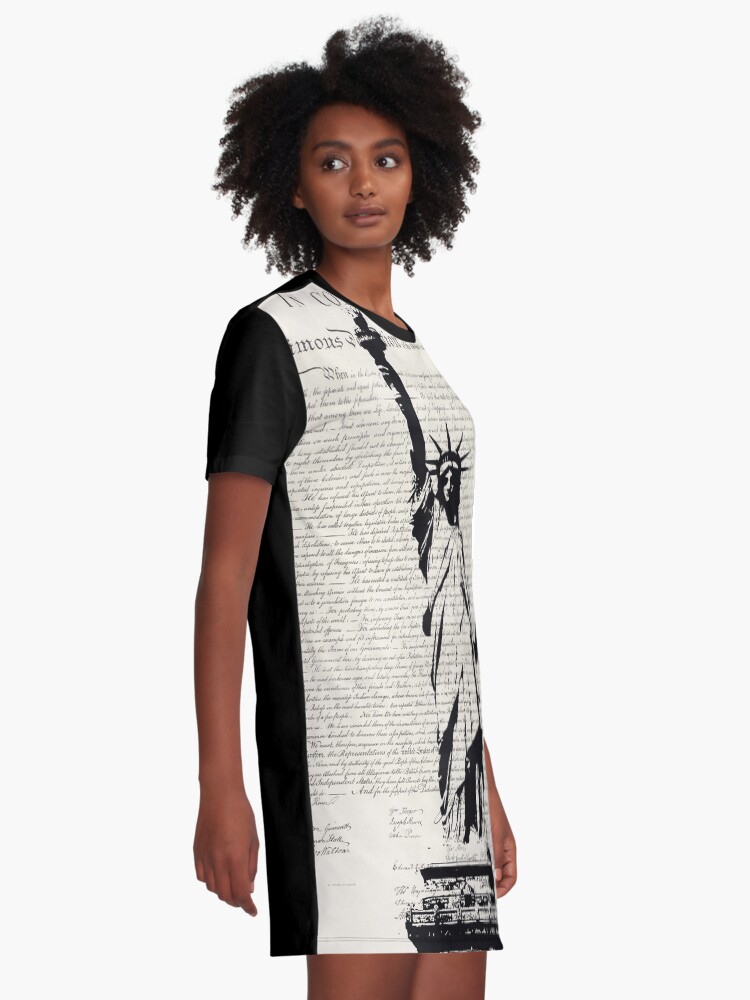 Alternate view of United We Stand Graphic T-Shirt Dress